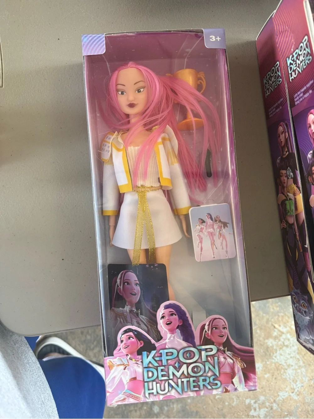 Kpop demon hunter Pink-Haired Fashion Doll